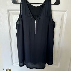 Express black tank top M